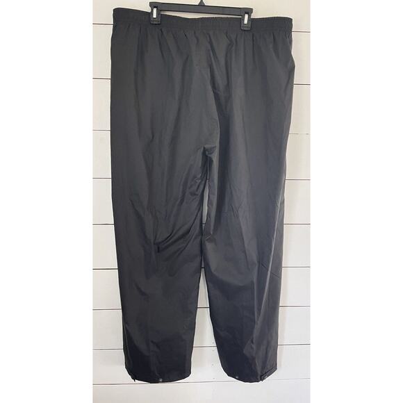 Men's Guide Series Black Waterproof Windbreaker Pants mens Size 2XL EUC - Picture 3 of 8